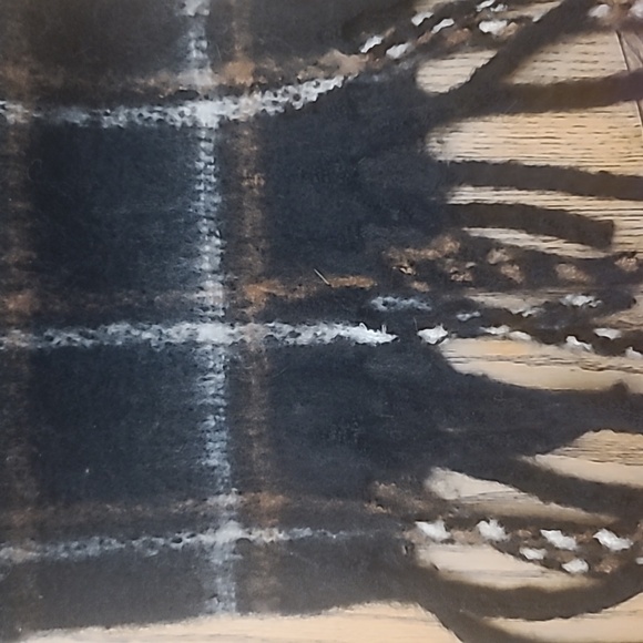 A New Day Soft Brushed Plaid Blanket Scarf - Picture 2 of 4